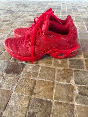 Nike red shoes